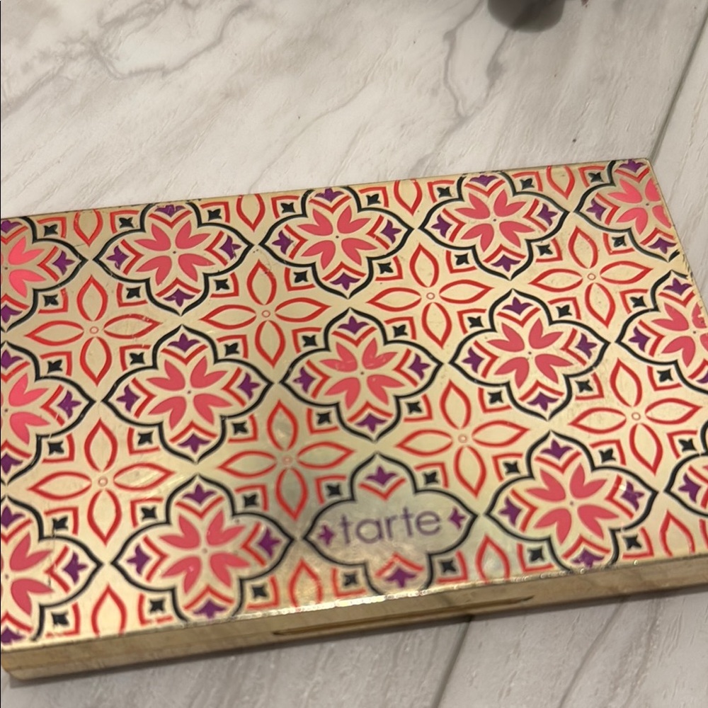 Tarte Gold and Pink Patterned Palette